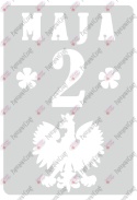Kartka z kalendarza 2 Maja 1 Dekoracje z papieru