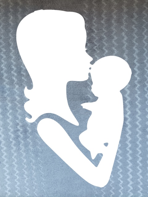 Mama z dzieckiem 1 Dekoracje z papieru Mama z dzieckiem 1 Dekoracje z papieru