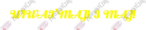 Napis WIWAT MAJ! 3 MAJ! Dekoracje z papieru