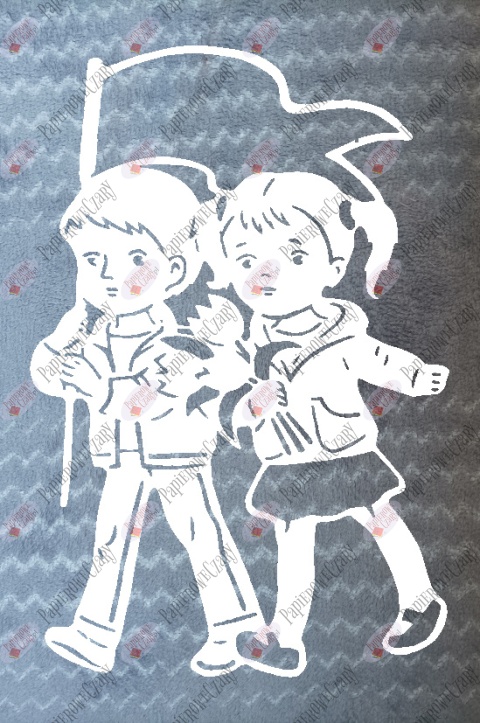 Dzieci z flagą 1 Dekoracje z papieru