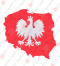 Polska z godłem Dekoracje z papieru