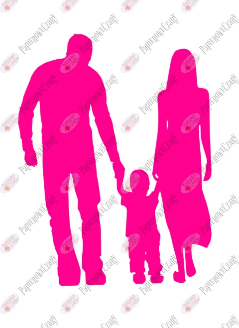 Rodzina 1 Dekoracje z papieru