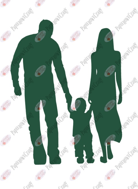 Rodzina 1 Dekoracje z papieru