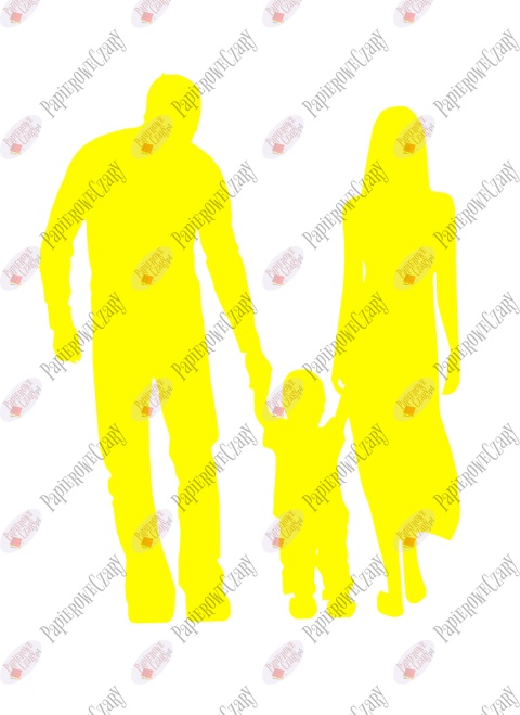 Rodzina 1 Dekoracje z papieru