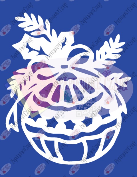 Bombka 1 Dekoracje z papieru