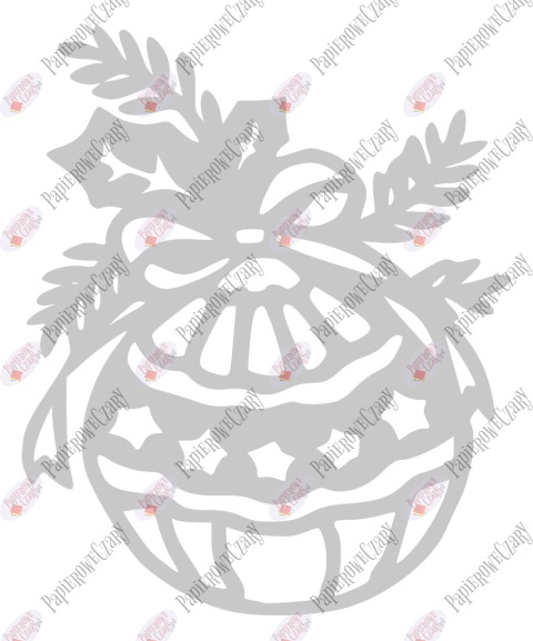 Bombka 1 Dekoracje z papieru