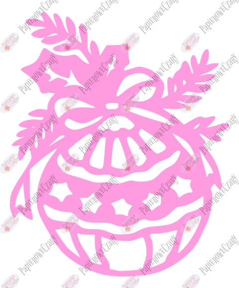 Bombka 1 Dekoracje z papieru