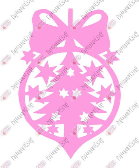 Bombka 3 Dekoracje z papieru