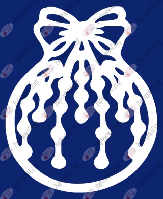 Bombka 6 Dekoracje z papieru