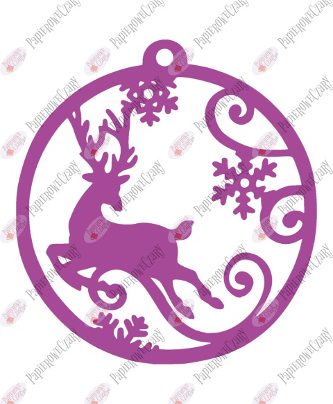 Bombka 8 Dekoracje z papieru