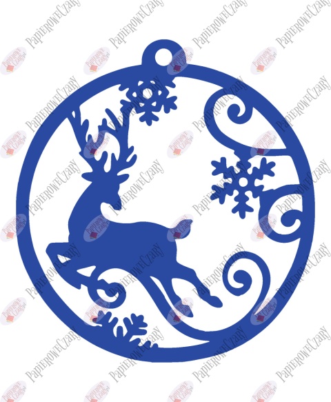 Bombka 8 Dekoracje z papieru