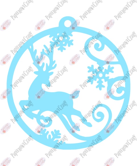 Bombka 8 Dekoracje z papieru