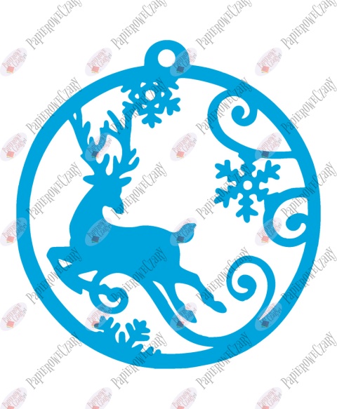 Bombka 8 Dekoracje z papieru