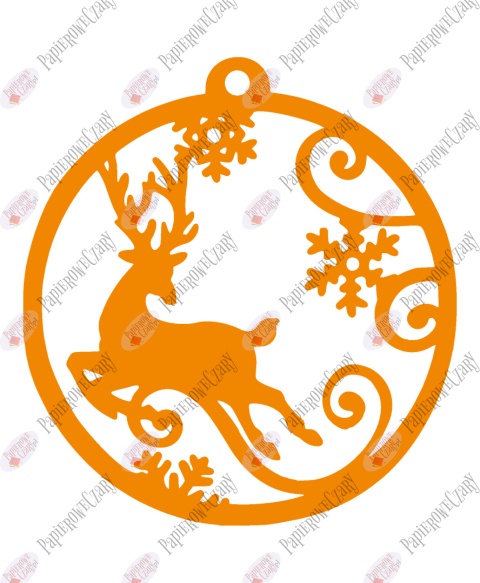 Bombka 8 Dekoracje z papieru