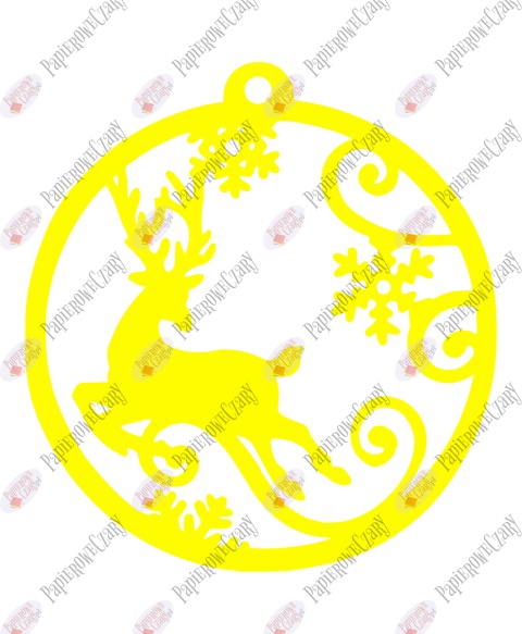 Bombka 8 Dekoracje z papieru