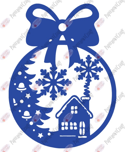 Bombka 5 Dekoracje z papieru