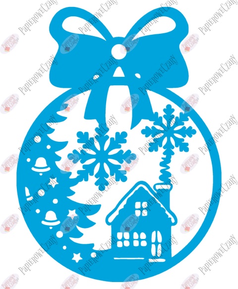 Bombka 5 Dekoracje z papieru