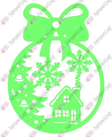 Bombka 5 Dekoracje z papieru