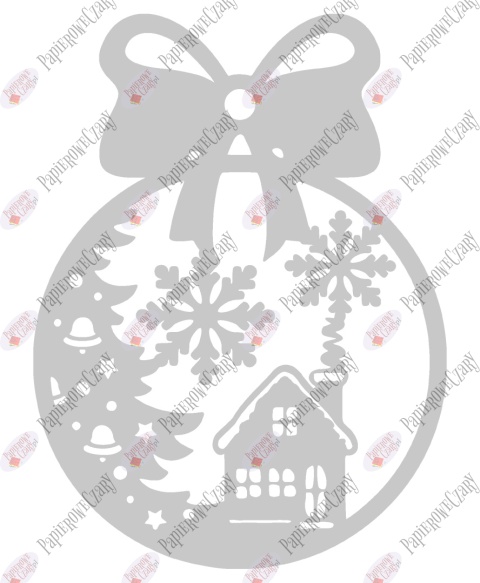 Bombka 5 Dekoracje z papieru