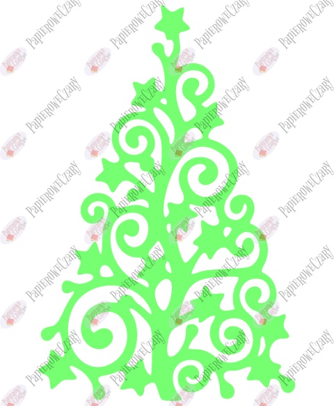 Choinka 4 Dekoracje z papieru