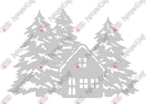 Domek 1 Dekoracje z papieru