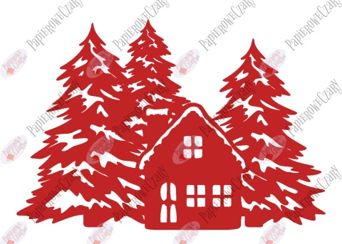 Domek 1 Dekoracje z papieru