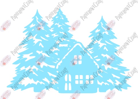 Domek 1 Dekoracje z papieru