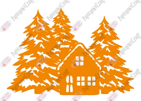 Domek 1 Dekoracje z papieru