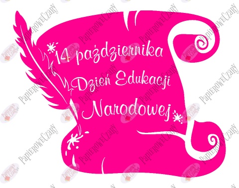 Zwój Dzień Edukacji Narodowej 1 Dekoracje z papieru