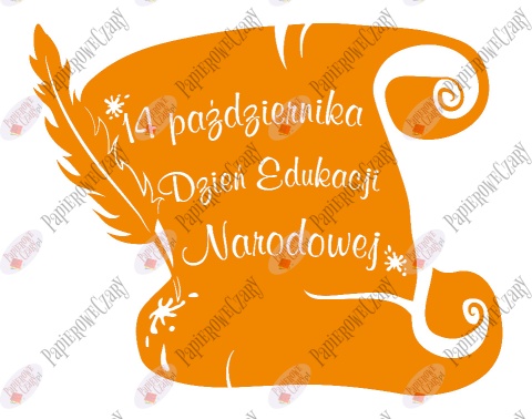 Zwój Dzień Edukacji Narodowej 1 Dekoracje z papieru