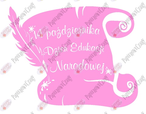 Zwój Dzień Edukacji Narodowej 1 Dekoracje z papieru