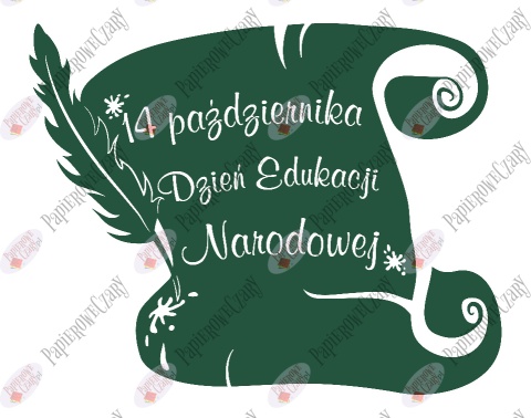 Zwój Dzień Edukacji Narodowej 1 Dekoracje z papieru