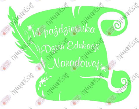 Zwój Dzień Edukacji Narodowej 1 Dekoracje z papieru