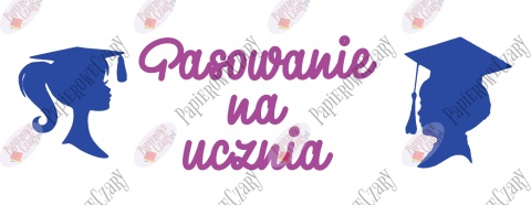 Zestaw 90 Pasowanie na ucznia Ślubowanie Dekoracje z papieru