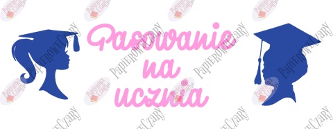 Zestaw 90 Pasowanie na ucznia Ślubowanie Dekoracje z papieru