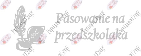 Zestaw 91 Pasowanie na przedszkolaka Ślubowanie Dekoracje z papieru