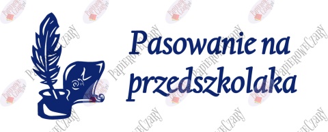 Zestaw 91 Pasowanie na przedszkolaka Ślubowanie Dekoracje z papieru