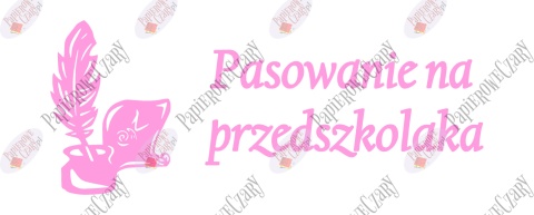 Zestaw 91 Pasowanie na przedszkolaka Ślubowanie Dekoracje z papieru