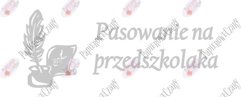 Zestaw 91 Pasowanie na przedszkolaka Ślubowanie Dekoracje z papieru