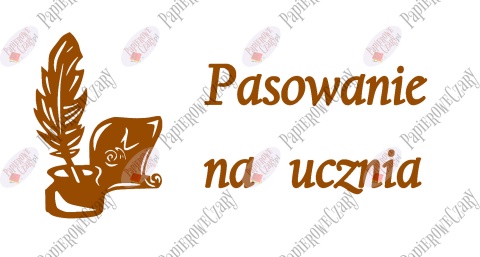Zestaw 93 Pasowanie na ucznia Ślubowanie Dekoracje z papieru