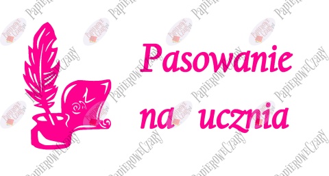 Zestaw 93 Pasowanie na ucznia Ślubowanie Dekoracje z papieru