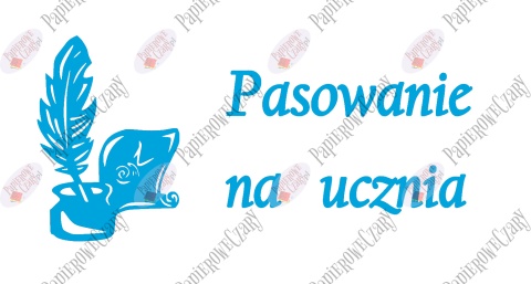 Zestaw 93 Pasowanie na ucznia Ślubowanie Dekoracje z papieru