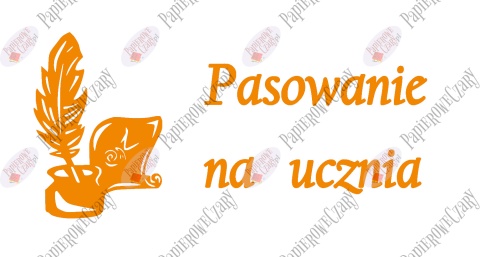 Zestaw 93 Pasowanie na ucznia Ślubowanie Dekoracje z papieru