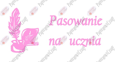 Zestaw 93 Pasowanie na ucznia Ślubowanie Dekoracje z papieru