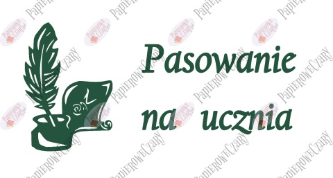 Zestaw 93 Pasowanie na ucznia Ślubowanie Dekoracje z papieru