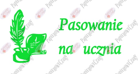 Zestaw 93 Pasowanie na ucznia Ślubowanie Dekoracje z papieru