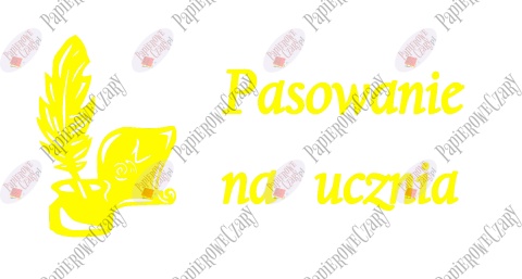 Zestaw 93 Pasowanie na ucznia Ślubowanie Dekoracje z papieru