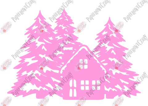 Domek 1 Dekoracje z papieru