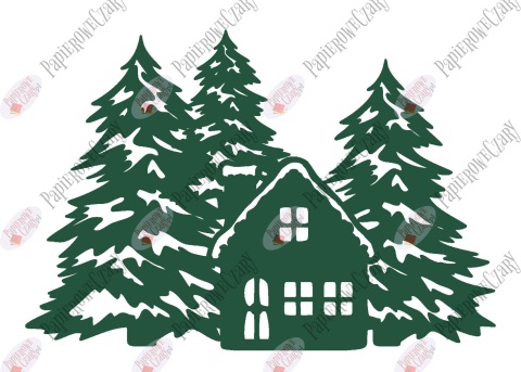 Domek 1 Dekoracje z papieru