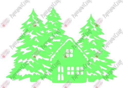 Domek 1 Dekoracje z papieru